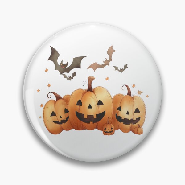 Item preview, Halloween Pumpkins and Bats designed and sold by Lemon-Monday.