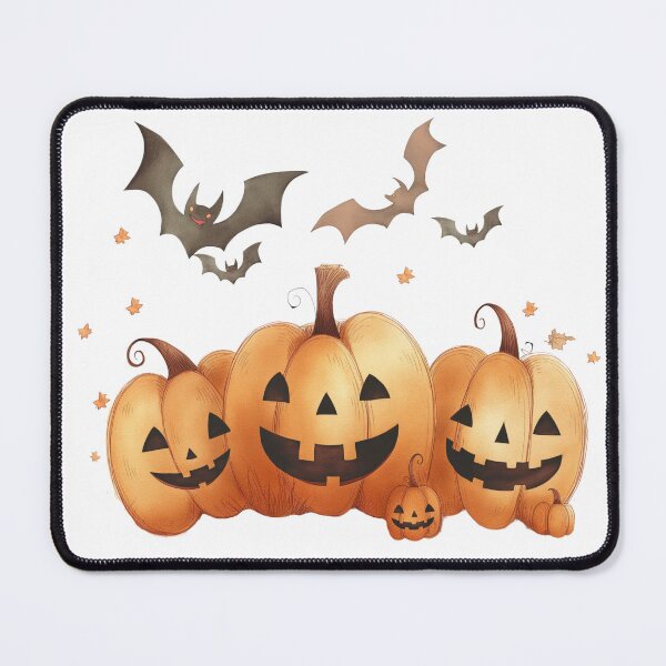 Item preview, Halloween Pumpkins and Bats designed and sold by Lemon-Monday.