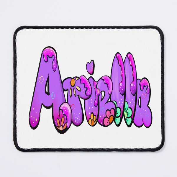 Item preview, Ariella popular girls name woman women’s first name in purple drip calligraphy Ariella designed and sold by Artonmytee.
