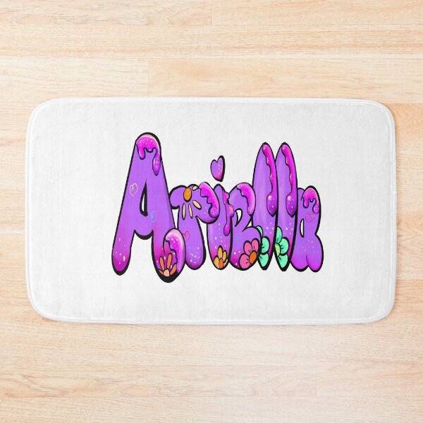 Item preview, Ariella popular girls name woman women’s first name in purple drip calligraphy Ariella designed and sold by Artonmytee.