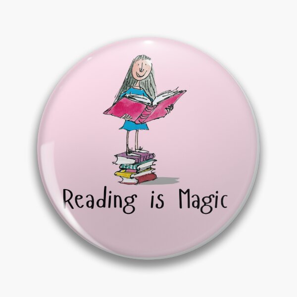 Item preview, Book week Reading is Magic sticker Matilda sticker Book week 2024 sticker book week reading is magic Matilda  designed and sold by LaundrySalt.