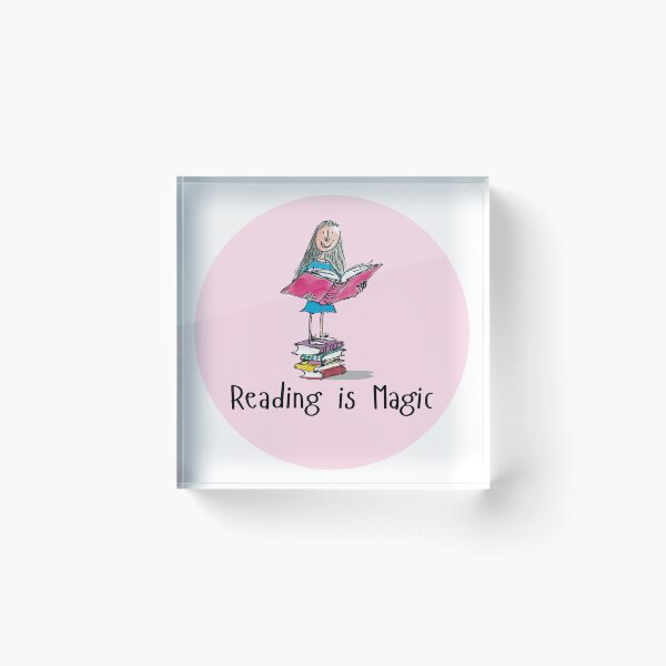 Item preview, Book week Reading is Magic sticker Matilda sticker Book week 2024 sticker book week reading is magic Matilda  designed and sold by LaundrySalt.