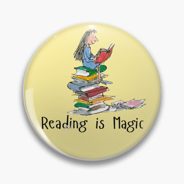 Item preview, Teacher gift Book week Reading is Magic sticker Matilda sticker Book week 2024 sticker book week reading is magic Matilda  designed and sold by LaundrySalt.