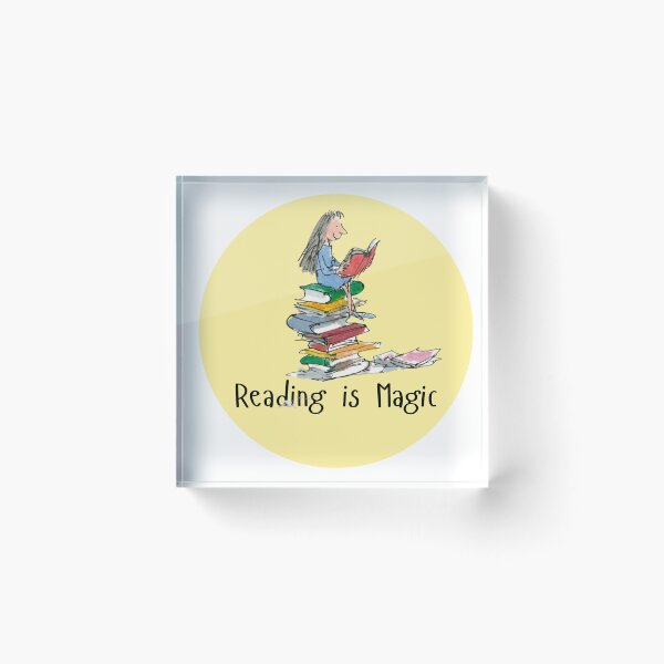 Item preview, Teacher gift Book week Reading is Magic sticker Matilda sticker Book week 2024 sticker book week reading is magic Matilda  designed and sold by LaundrySalt.
