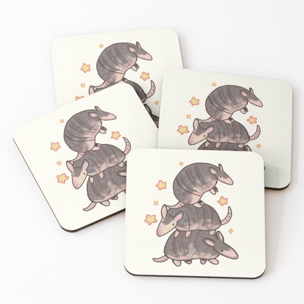 Item preview, Cute armadillo stack  designed and sold by Artofmayara.