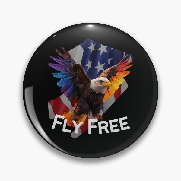 Item preview, Patriot Day Pride: Majestic Eagle with American Flag designed and sold by ArchVibe.