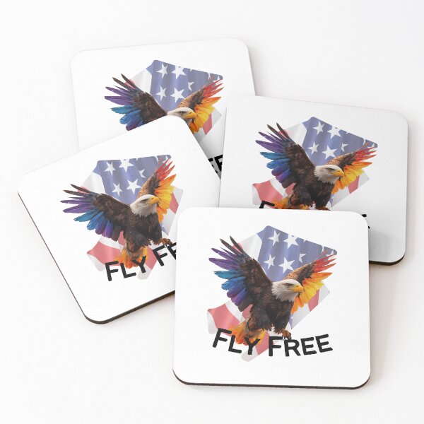 Item preview, Patriot Day Pride: Majestic Eagle with American Flag designed and sold by ArchVibe.