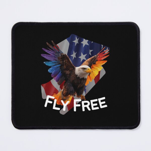Item preview, Patriot Day Pride: Majestic Eagle with American Flag designed and sold by ArchVibe.