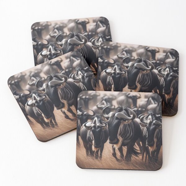 Item preview, Blue Wildebeest Migration designed and sold by BonoloStore.