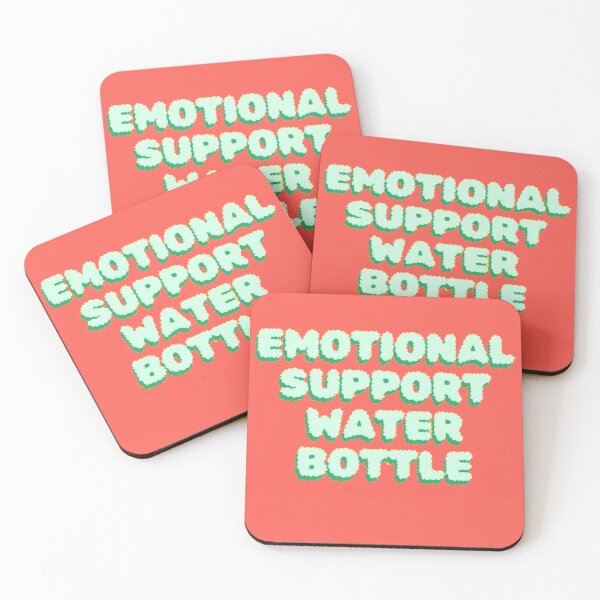Item preview, Funny Emotional Support Water Bottle Design for Hydration Enthusiasts designed and sold by IntegriTee.