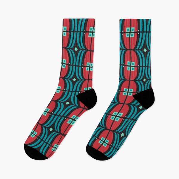 Item preview, Japanese Stripes, Blue and Red Version, option five designed and sold by Alex  Blud.
