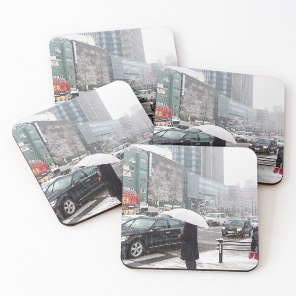 Item preview, Snowday in Tokyo, Japan (Yotsuya, Shinjuku-ku) designed and sold by lukesphotostore.