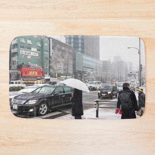 Item preview, Snowday in Tokyo, Japan (Yotsuya, Shinjuku-ku) designed and sold by lukesphotostore.