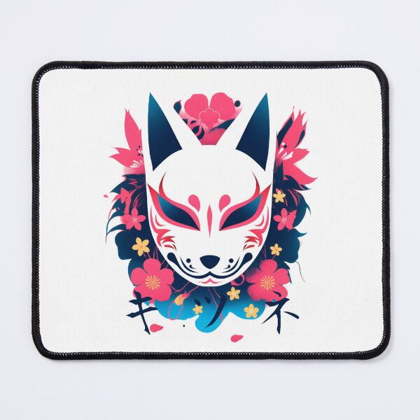 Item preview, Japanese demon mask AKM_13 designed and sold by NoNeed4InK.