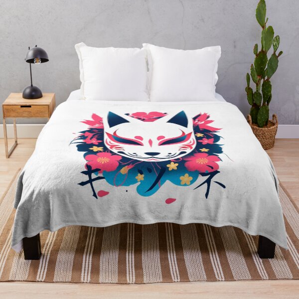 Item preview, Japanese demon mask AKM_13 designed and sold by NoNeed4InK.