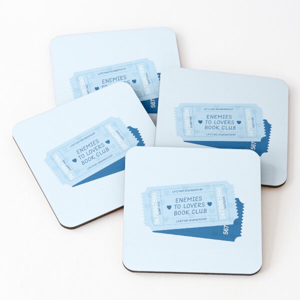 Item preview, Enemies to lovers book club. Blue ticket. designed and sold by CoCoArt-Ua.