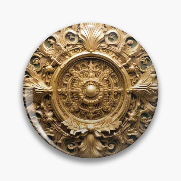 Item preview, Gold Carved Tile 1 designed and sold by Bondillero.