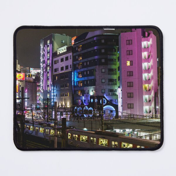 Item preview, Night Train in Ikebukuro, Tokyo designed and sold by lukesphotostore.