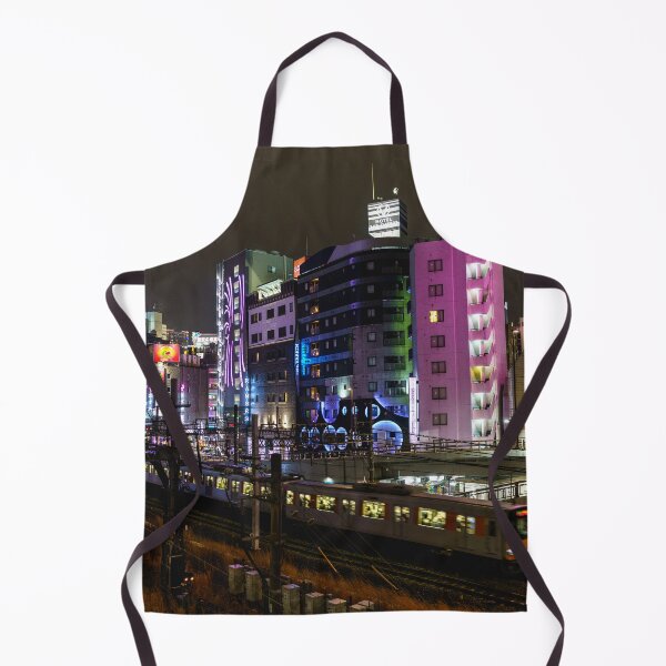 Item preview, Night Train in Ikebukuro, Tokyo designed and sold by lukesphotostore.