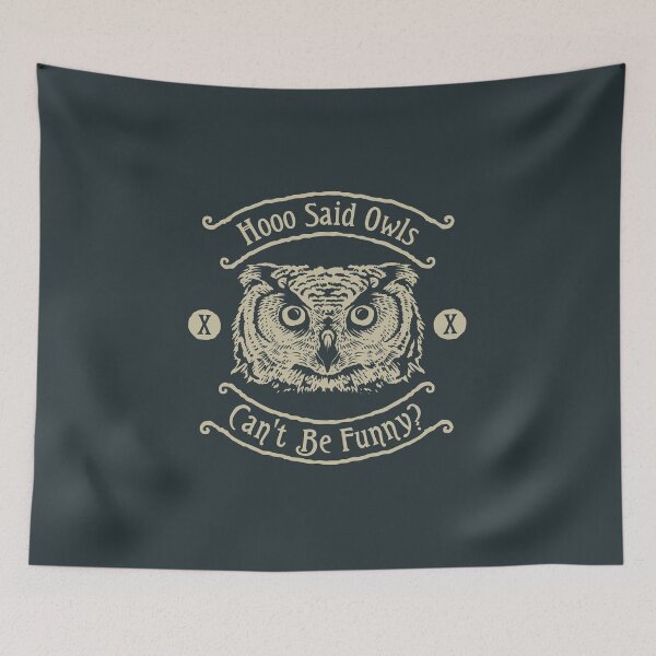 Item preview, Hooo Said Owls Can't Be Funny? designed and sold by Abhishek Goldar.
