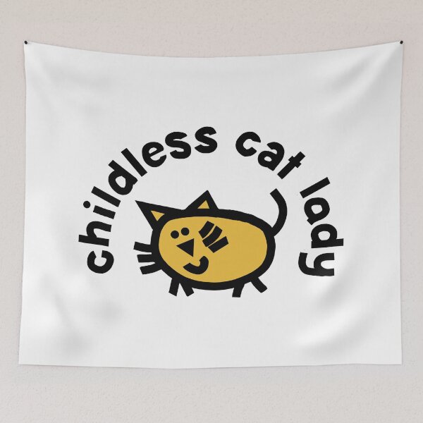 Item preview, Childless Cat Lady designed and sold by ellenhenry.