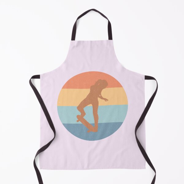 Item preview, Skater Girl Skateboard Worn Pastel Retro Skateboarder Design designed and sold by kakarikihill.