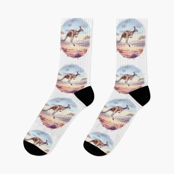 Item preview, Kangaroo Jumping In Australia designed and sold by RubisLeaf.