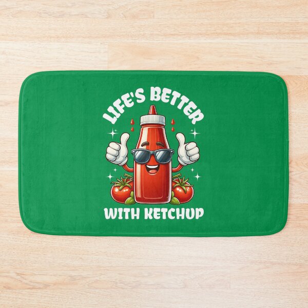 Item preview, Funny Ketchup Lover Cartoon Design for Foodies designed and sold by Infinitee8hirts.