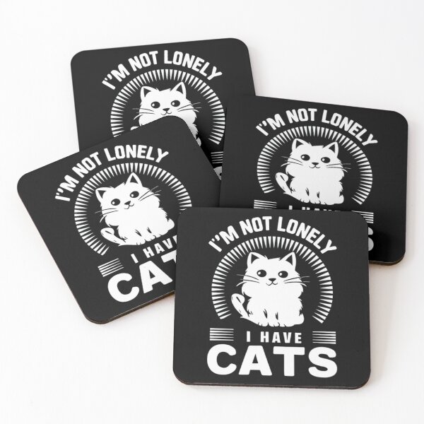 Item preview, I'm not lonely, I have cats. designed and sold by likbatonboot.