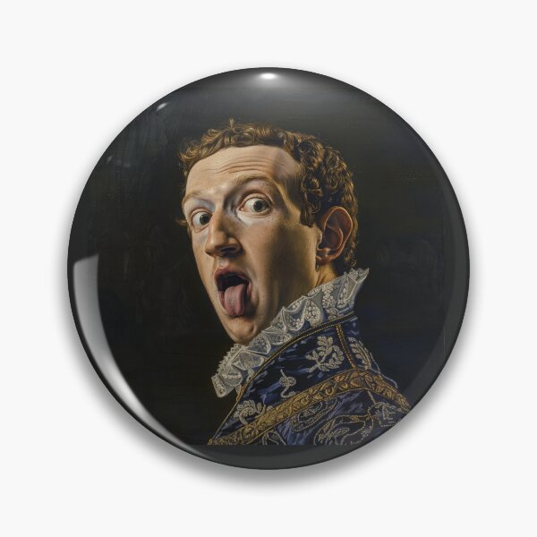 Item preview, Renaissance Humorous Mark Zuckerberg Portrait designed and sold by AItectStudio.