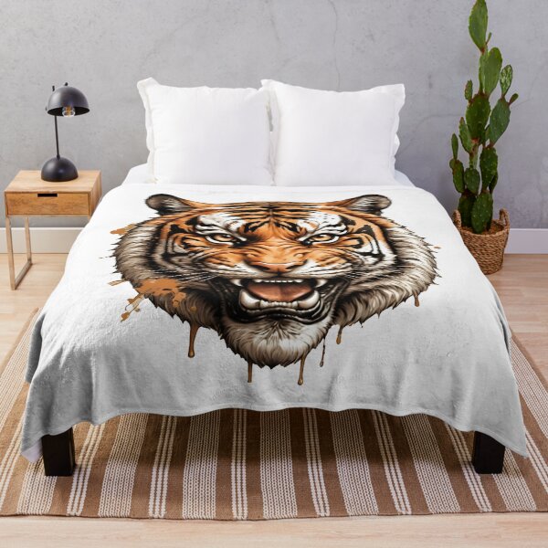 Item preview, Fierce Tiger Head Art - Roaring Power & Majestic Beauty designed and sold by BNCH44.