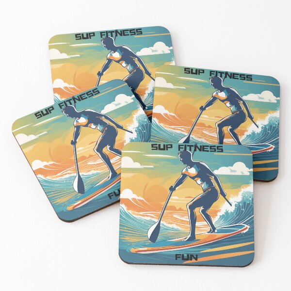 Item preview, Energetic paddle boarder in action designed and sold by Flakes14.