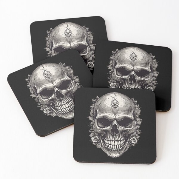 Item preview, Gothic Skull Art - Intricate and Darkly Beautiful designed and sold by BNCH44.