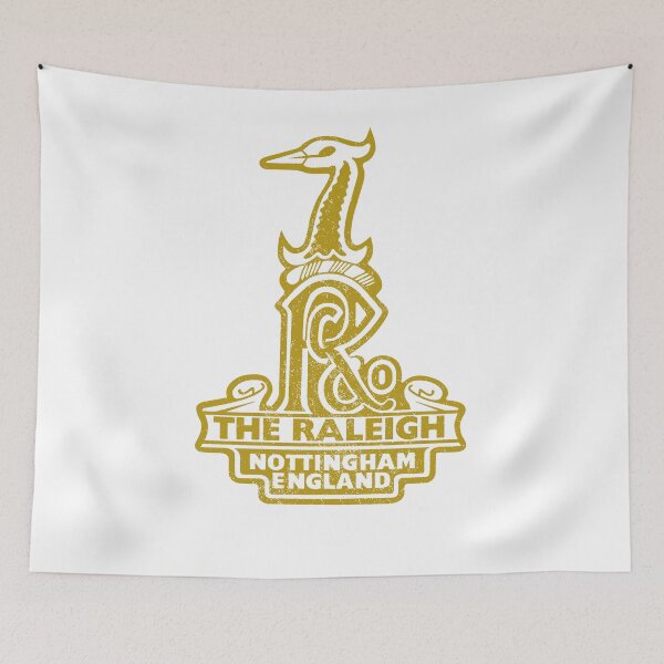 Item preview, Vintage Raleigh Cycling Brand Logo - Classic Bicycle Enthusiast Tee designed and sold by collectees1.