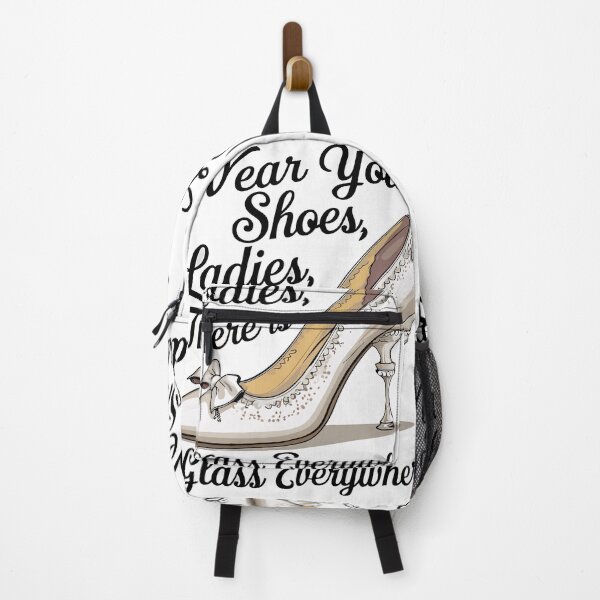 Item preview, Wear Shoes Ladies There's Glass Everywhere designed and sold by MAGICKEY2024.