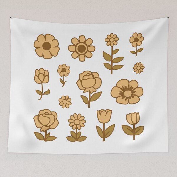 Item preview, Little flowers stickers | Retro | Vintage | Journaling designed and sold by RedCircleArt.