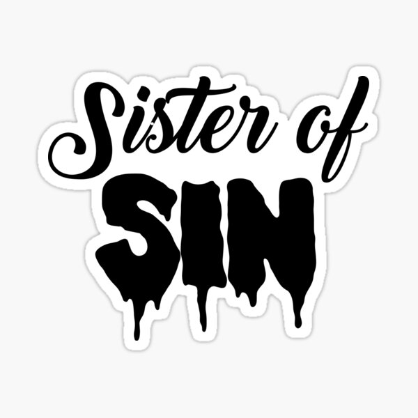 600px x 600px - Sister Of Sin Stickers for Sale | Redbubble