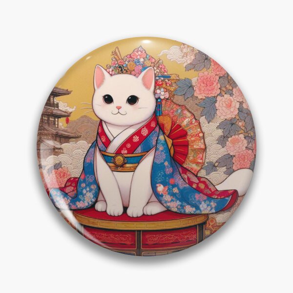 Item preview, Cat cute Oiran neko kawaii cute designed and sold by MyOneLife.