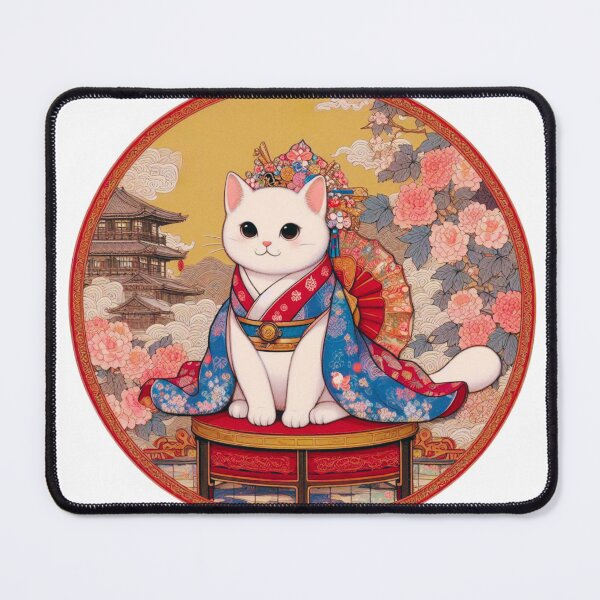 Item preview, Cat cute Oiran neko kawaii cute designed and sold by MyOneLife.