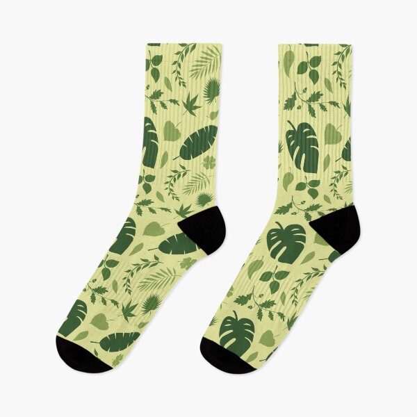 Item preview, Green Leaves Pattern designed and sold by SJ-Merch.