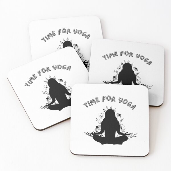 Item preview, Time for Yoga Illustrated Design #20 designed and sold by Artistic Designs ⭐⭐⭐⭐⭐.