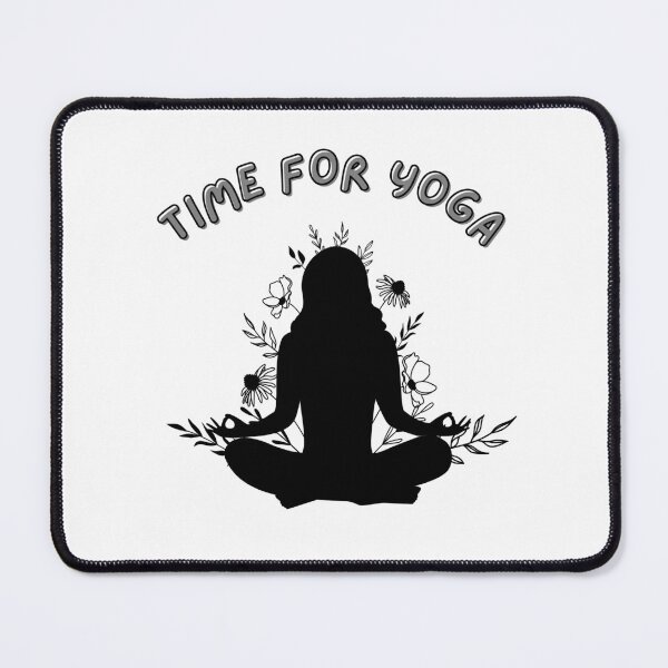 Item preview, Time for Yoga Illustrated Design #20 designed and sold by Artistic Designs ⭐⭐⭐⭐⭐.