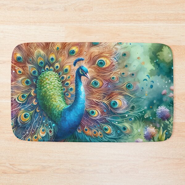 Item preview, Peacock In A Garden designed and sold by RubisLeaf.