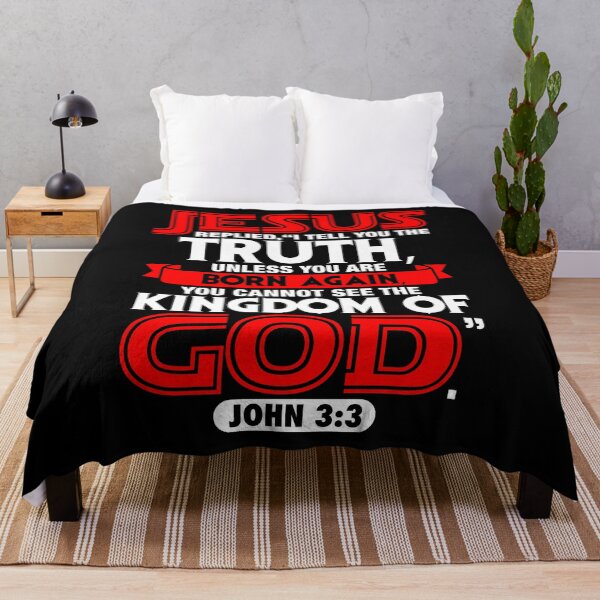 Item preview, John 3:3 Be Born Again To See The Kingdom Of God designed and sold by plushism.