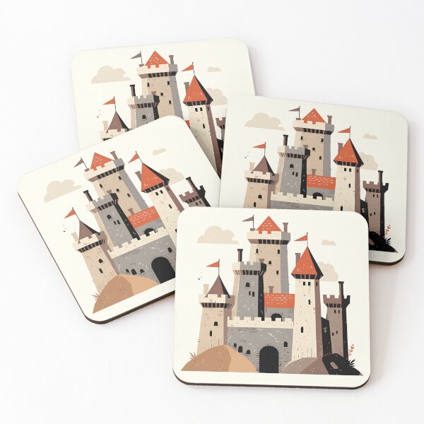 Item preview, Charming Medieval Castle Illustration designed and sold by Windy-market.