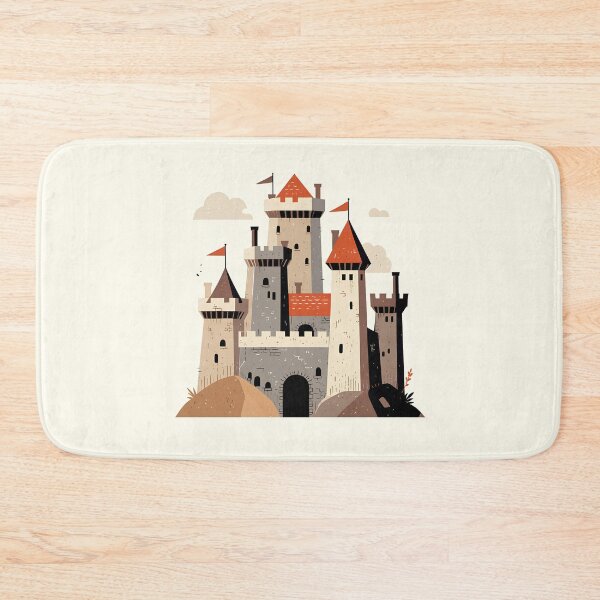 Item preview, Charming Medieval Castle Illustration designed and sold by Windy-market.