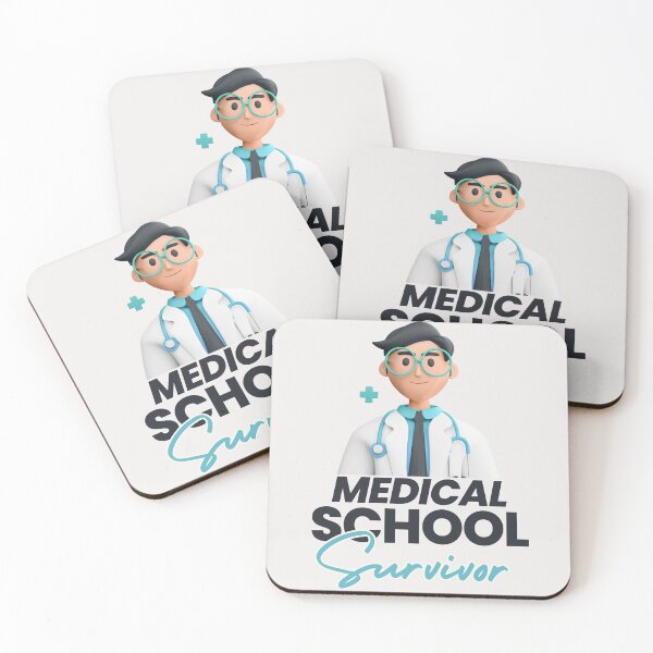 Item preview, Medical school survivor - Medical designs for medical doctors and medical graduates designed and sold by ScientistArtist.