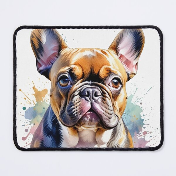 Item preview, A splash of color and a whole lot of charm – meet the vibrant Frenchie! ? designed and sold by Hachiandco.