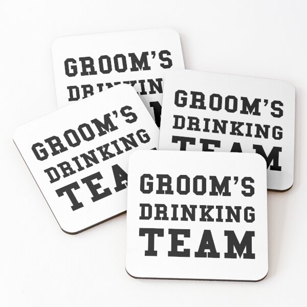 Item preview, Wedding Grooms Drinking Team designed and sold by TheBestStore.