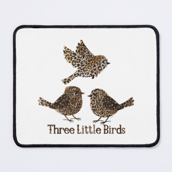 Item preview, leopard three little birds designed and sold by Hen-C-Art.